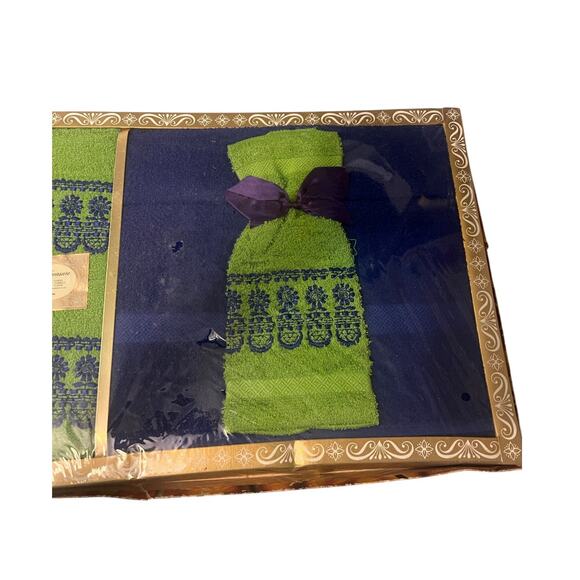 Vintage Bath towel Set Royal Terry California Royal Treasure in Original Package - Picture 4 of 9